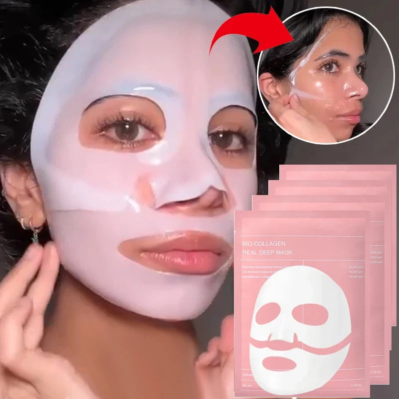 Masque visage au Collagène Bio, Skincare Coréen