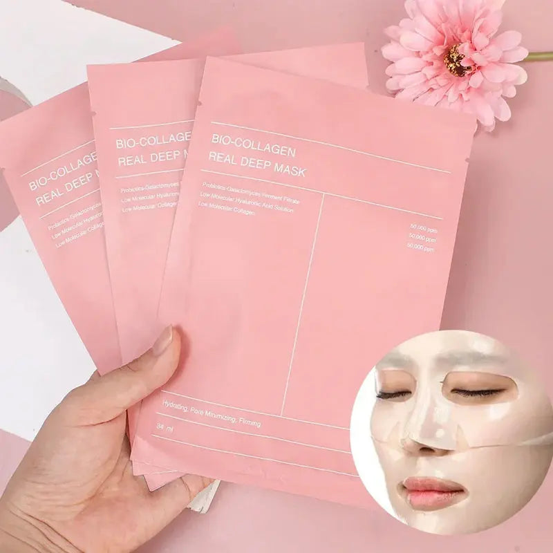 Masque visage au Collagène Bio, Skincare Coréen