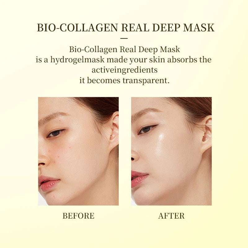 Masque visage au Collagène Bio, Skincare Coréen