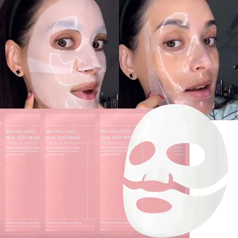 Masque visage au Collagène Bio, Skincare Coréen