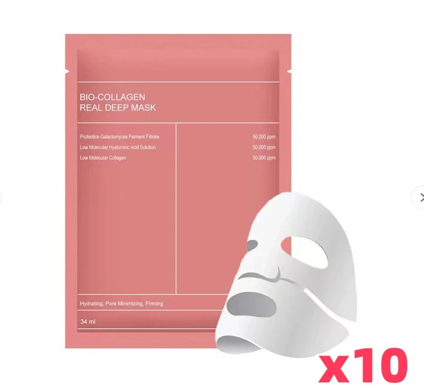 Masque visage au Collagène Bio, Skincare Coréen